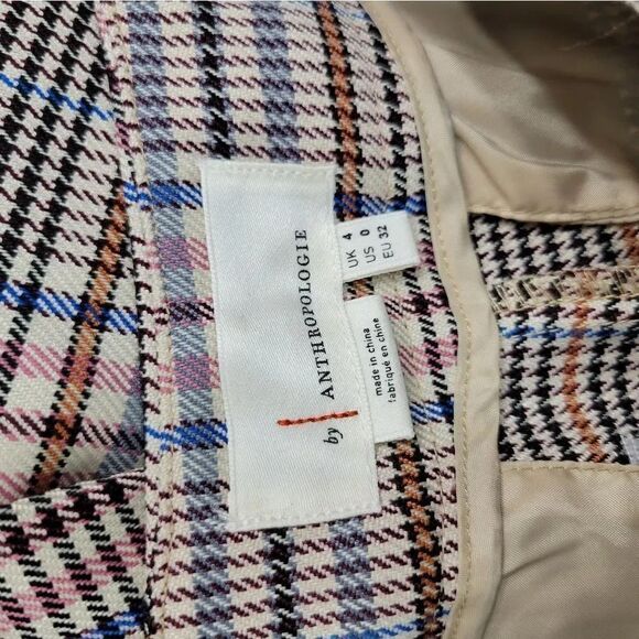Anthropologie Malcolm Plaid Tapered Trousers - Picture 9 of 9
